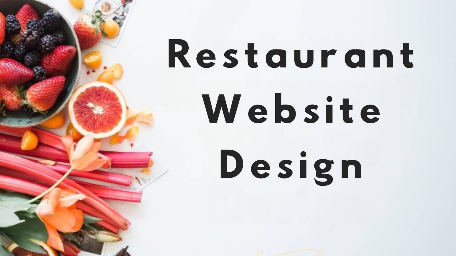 restaurant website design